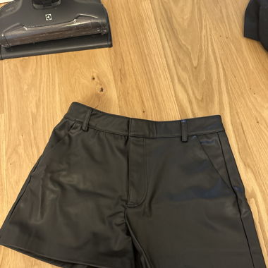 Leder shorts