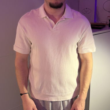 Polo Zara cremefarben