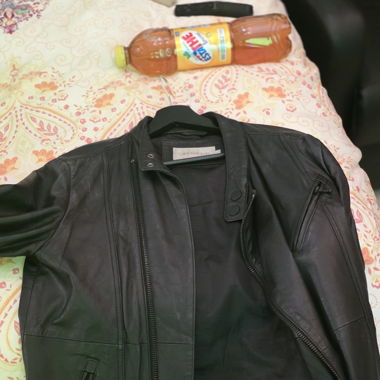 Calvin Klein leather jacket