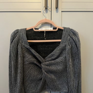 IRO Silver Shiny Top NEW