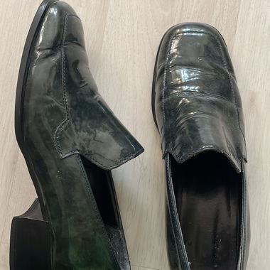 Chaussures basses vertes