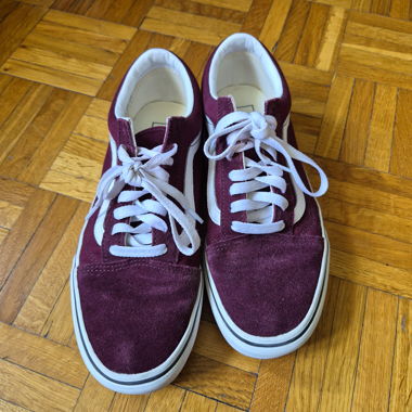 Baskets Vans bordeaux