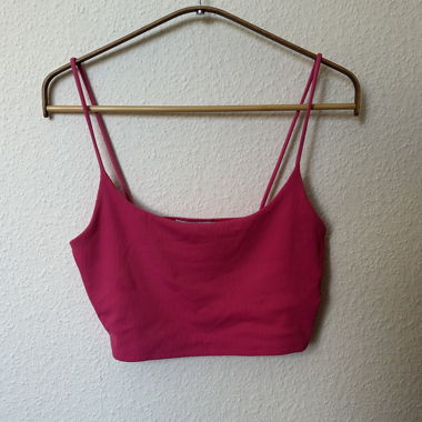 pinkes Crop-Top