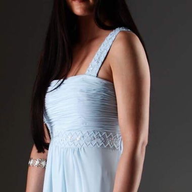 Cocktailkleid hellblau gr 36