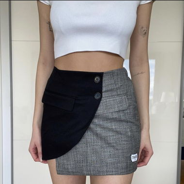 Two colored miniskirt from Bershka ❤️‍🔥