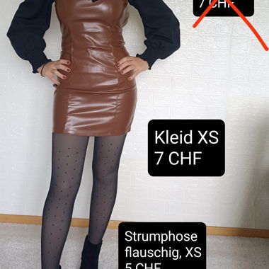 Kleid Kunstleder