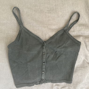 Crop Top schwarz 