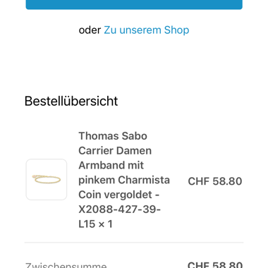 Bracelet à breloques Thomas Sabo