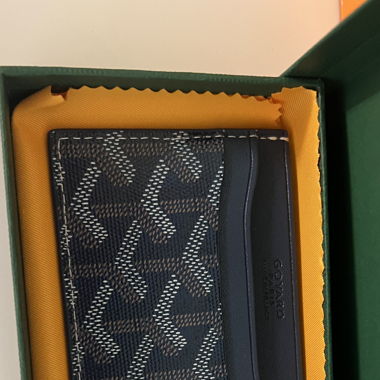Goyard cardholder Blau