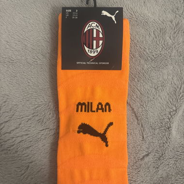 Calze da calcio AC Milan Puma arancioni