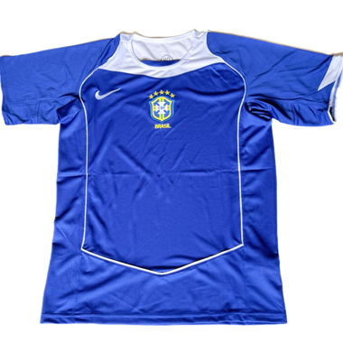 Vintage Brazil Nike Football Jersey blue - M