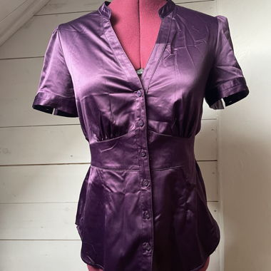 Lila Bluse