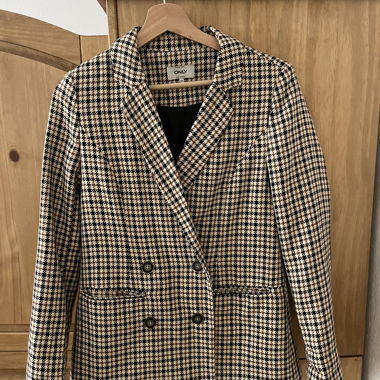 Blazer à carreaux