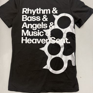 T-shirt noir graphique