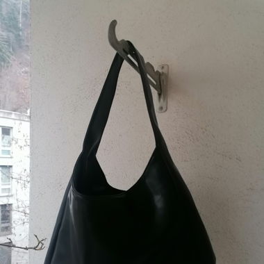 Tasche Kunstleder Schwarz NEU