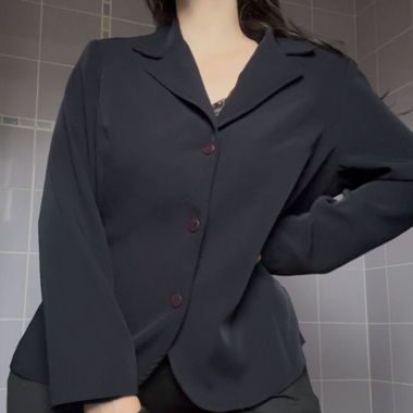 Veste classique bleu foncée 