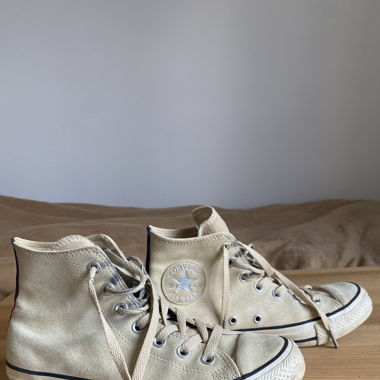 Converse beige en daim 