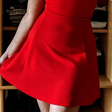 robe rouge H&M