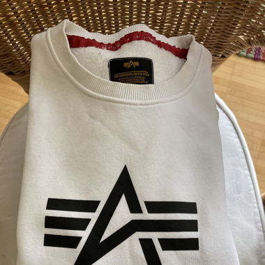 Alpha Industries Pullis mit klein&grossem Logo