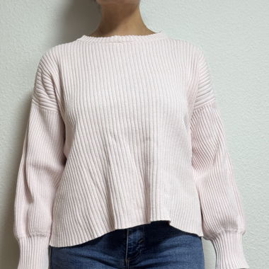 pink blush sweater