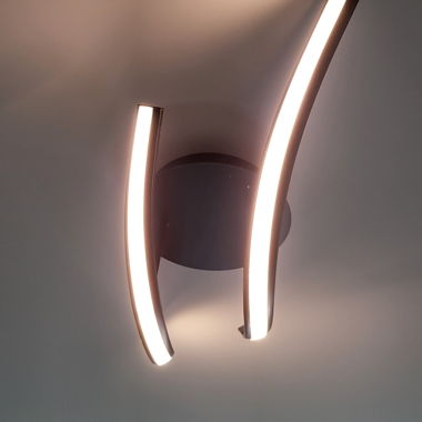 Black LED wall/ceiling light