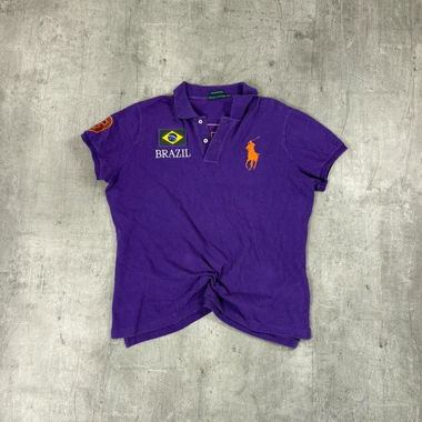 Maglia polo vintage Ralph Lauren "Brazil" (M)