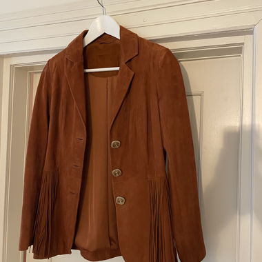 Uterque Wildlederjacke mit Fransen