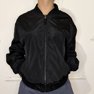 Black Bershka Bomber 