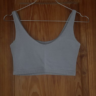 Débardeur court gris Brandy Melville