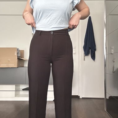 Stoffhose Schwarz 