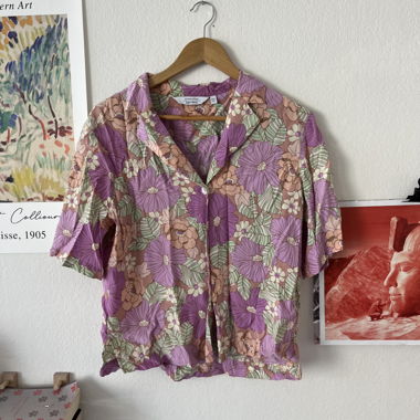 Floral Lilac Blouse by & Other Stories