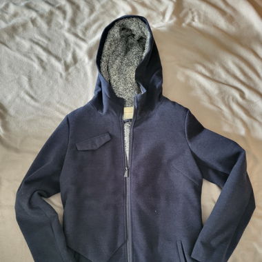 Flauschige Winterjacke