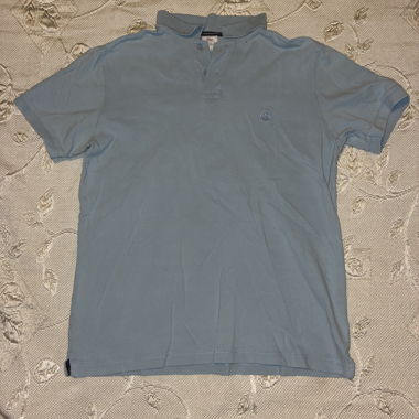 Polo manches courtes bleu clair