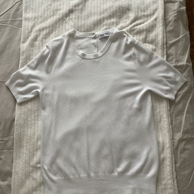 T-shirt bianca maniche corte