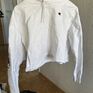Weisser Champion Hoodie