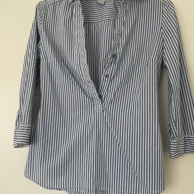 blau weiss gestreifte bluse