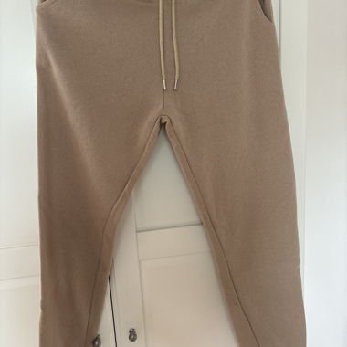 beige sweatpants