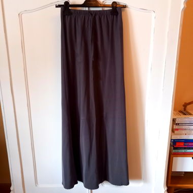 Long dark grey skirt 