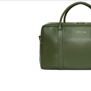 Vegan leather weekender (Radhi x Samara bags)
