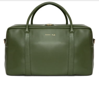Weekender en cuir vegan (Radhi x Samara bags)