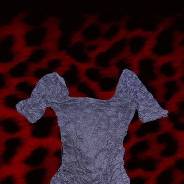 Robe noire en dentelle 