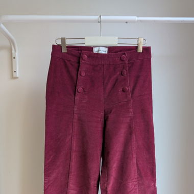 Pantalon victorine fuchsia, petite étoile