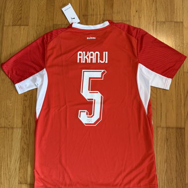 Maillot Manuel Akanji Coupe du monde 2026 (Neuf) - Suisse - S