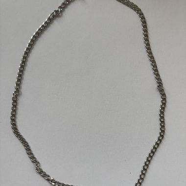 Collana a maglie color argento