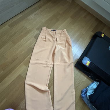 Beige Zara Trousers