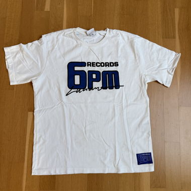 T-shirt bianca 6PM Records