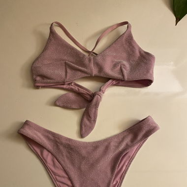 Rosa Glitzer Bikini 