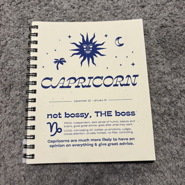 Capricorn Notebook