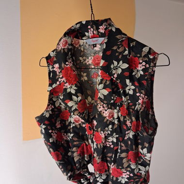 Retro-Style Bluse, Grösse M