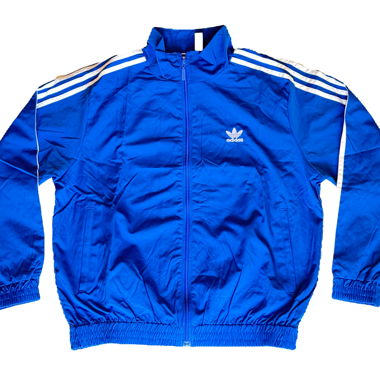 Veste d'entraînement Adidas vintage bleue Y2K - M